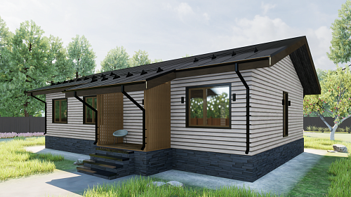 Каркасный дом 120 м2